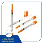 سرنگ انسولین یکپارچه 30G حلما