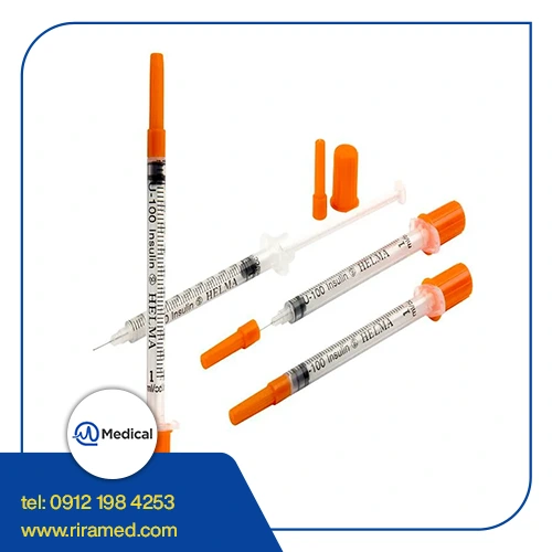 68509896787 سرنگ انسولین یکپارچه 30G حلما